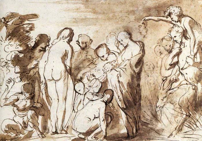 JORDAENS, Jacob Allegory of Fertility oil painting picture